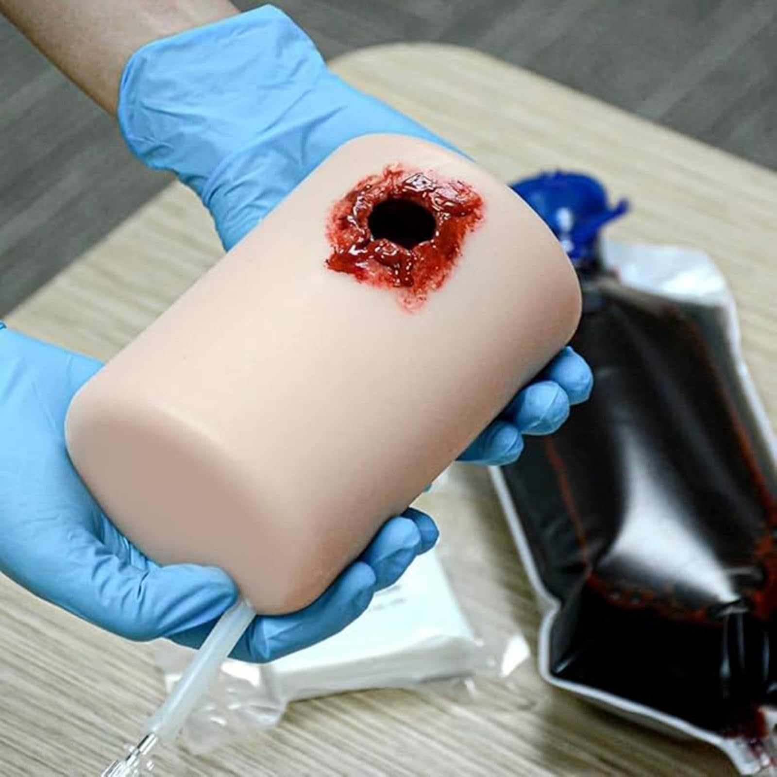 Modelo De Cuidado De Heridas Entrenador Hemostático Para El Cuidado De Heridas Simulador De Vendaje Y Torniquete Primeros Auxilios A