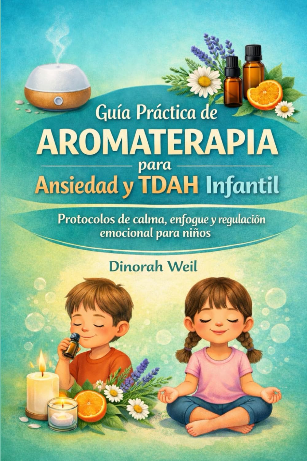 GUIA PRACTICA DE AROMATERAPIA PARA NIÑOS CON TDAH Y ANSIEDAD: PROTOCOLOS DE CALMA, ENFOQUE Y REGULACIÓN EMOCIONAL PARA NIÑOS