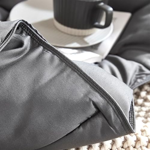 Miniatura 3 de Byourbed Snorze Cloud Comforter Set - Coma Inducer Ultra Cozy - Charcoal Twin XL Adult, Teen & Dorm 2 Piece