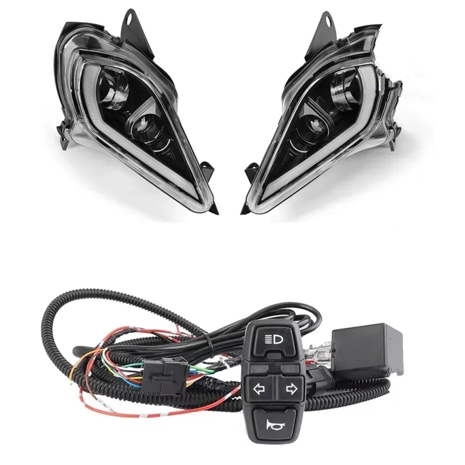 Phare LED clignotant de phare pour YFZ450R Raptor 700 Wolverine