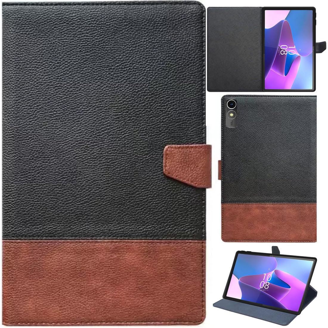 Zaoma PU Leather Flip Flap Case Compatible for Lenovo P11 2nd Generation Tablet 11.5 inch (ZABG0285IN) TB-350FU TB-TB350XU TabletDual Tone Design (TB350XU_BLKBRW) (B0CKXXRYXK) Amazon Price History, Amazon Price Tracker