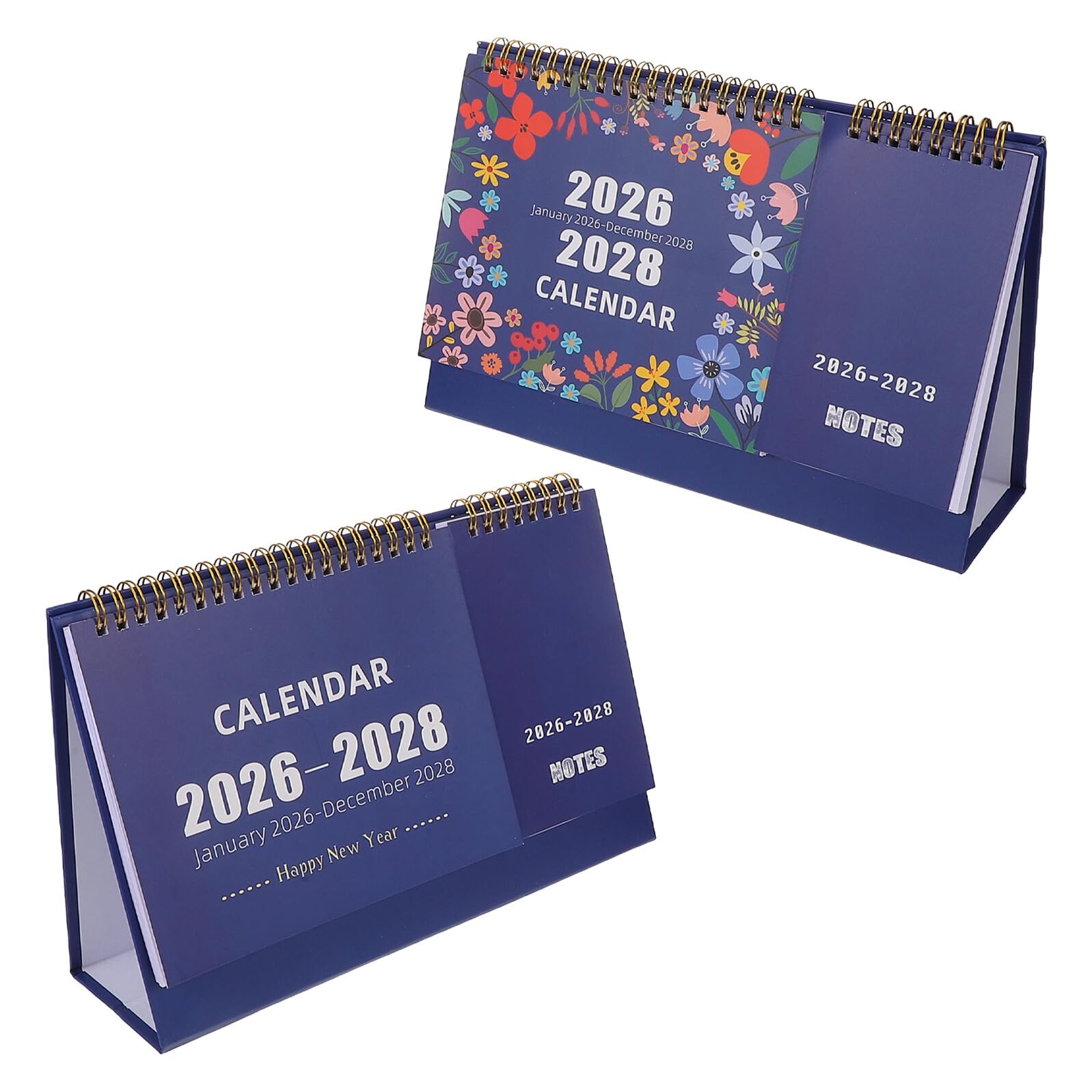 POPETPOP 2piezas Calendario De Escritorio De Planificador Mensual y Diario Para Oficina y Estudio Unidades