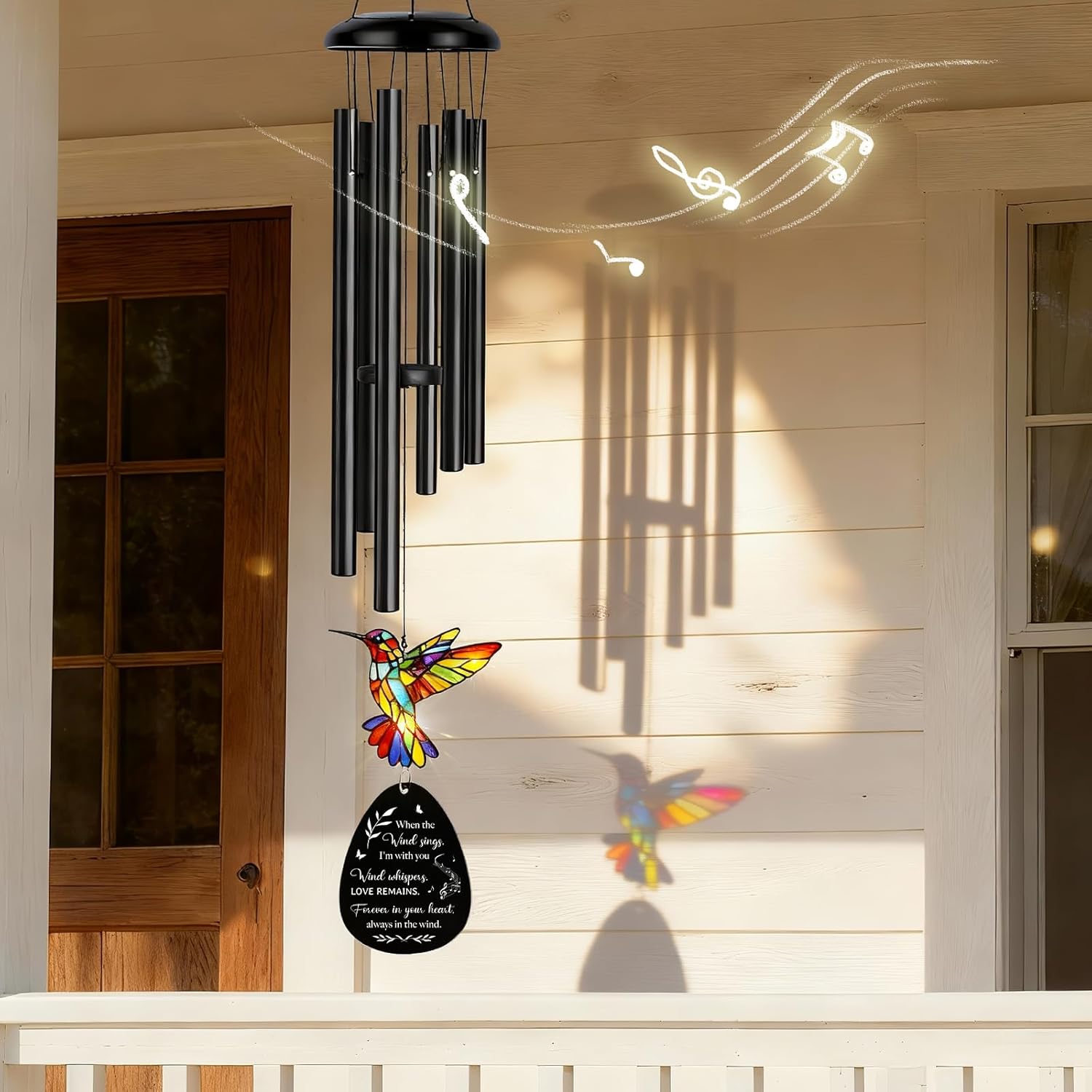 Sympathy Gifts for Loss of Loved One, Memorial Wind Chimes Gifts for Loss of Mom Dad, Bereavement Sympathy Memorial Gift for Loss of Mother Father Husband Condolence Remembrance - Image 7