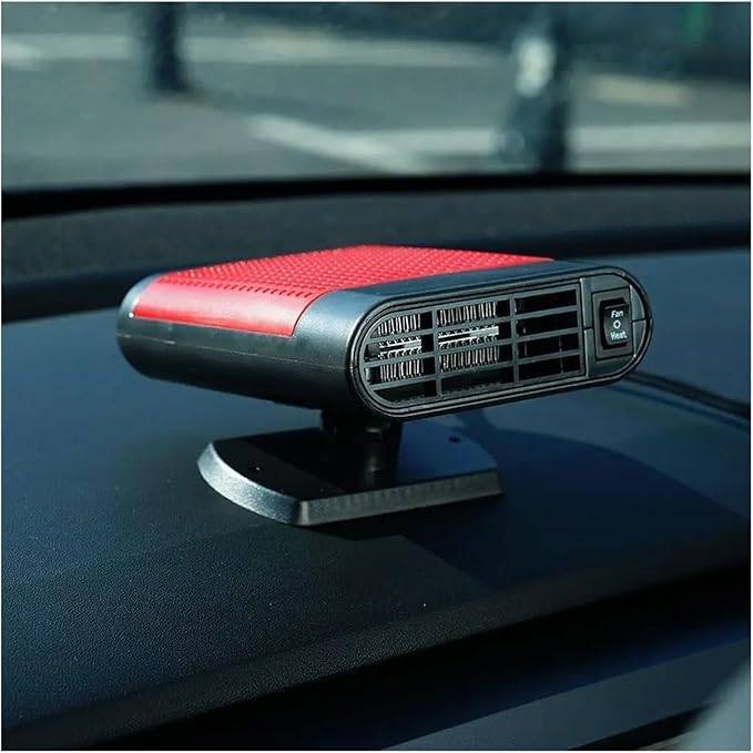 Calefactor Eléctrico Portátil para Auto 150W 12V con Termostato miniatura 3