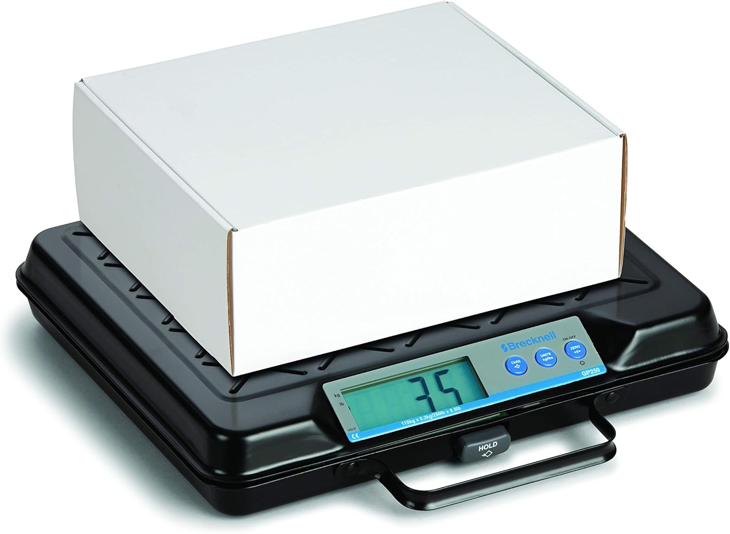 Best Cyber Monday 🔥 Brecknell GP100 Portable Electronic Utility Bench Scale, 100lb Capacity, 12 x 10 Platform