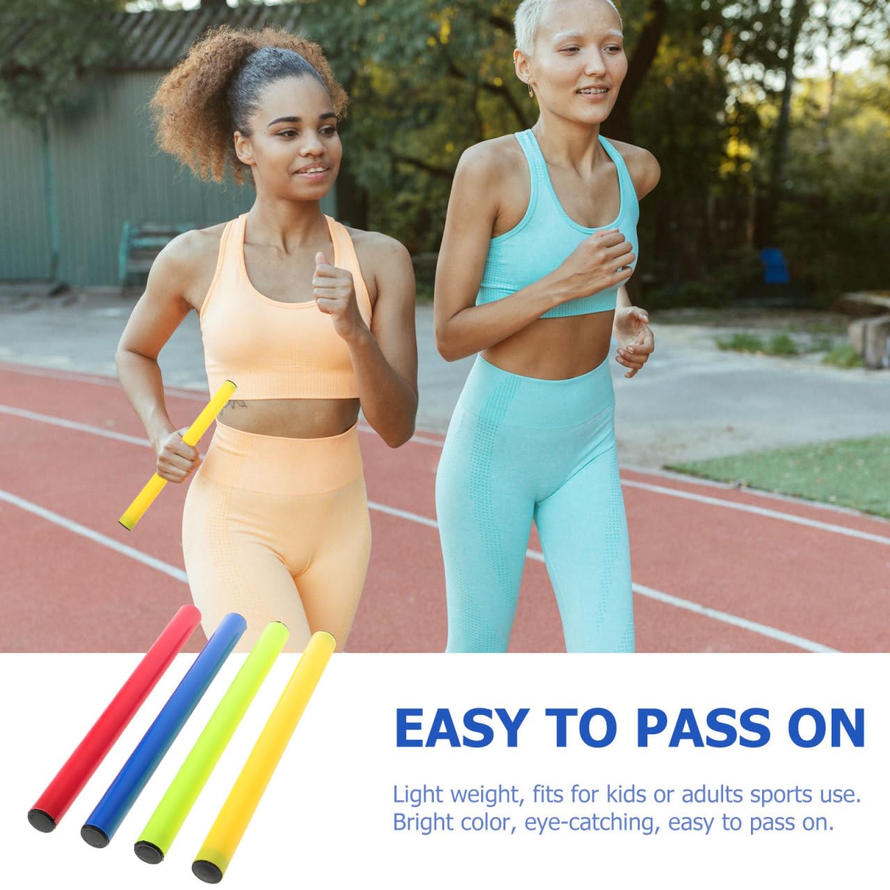 iplusmile Bastone Staffetta Gare Corsa Atletica Leggera 11.81In