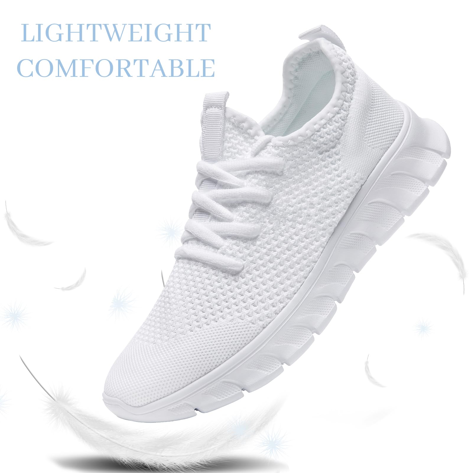 Running Shoes for Men Womens Walking Tennis Gym Sneakers Slip On Comfortable Lightweight Athletic Workout Fashion Sports Shoes