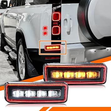 LED Rear Fog Lights For Land Rover Defender 90 110 130 2020-2023 Accessories/Rear Bumper Light/Reflector Light