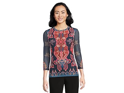 Johnny Was Kaia Mesh T-Shirts Women