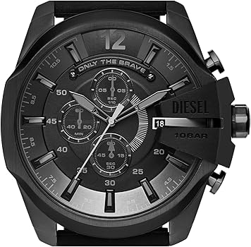Amazon.com: Diesel Mega Chief Stainless Steel and Silicone