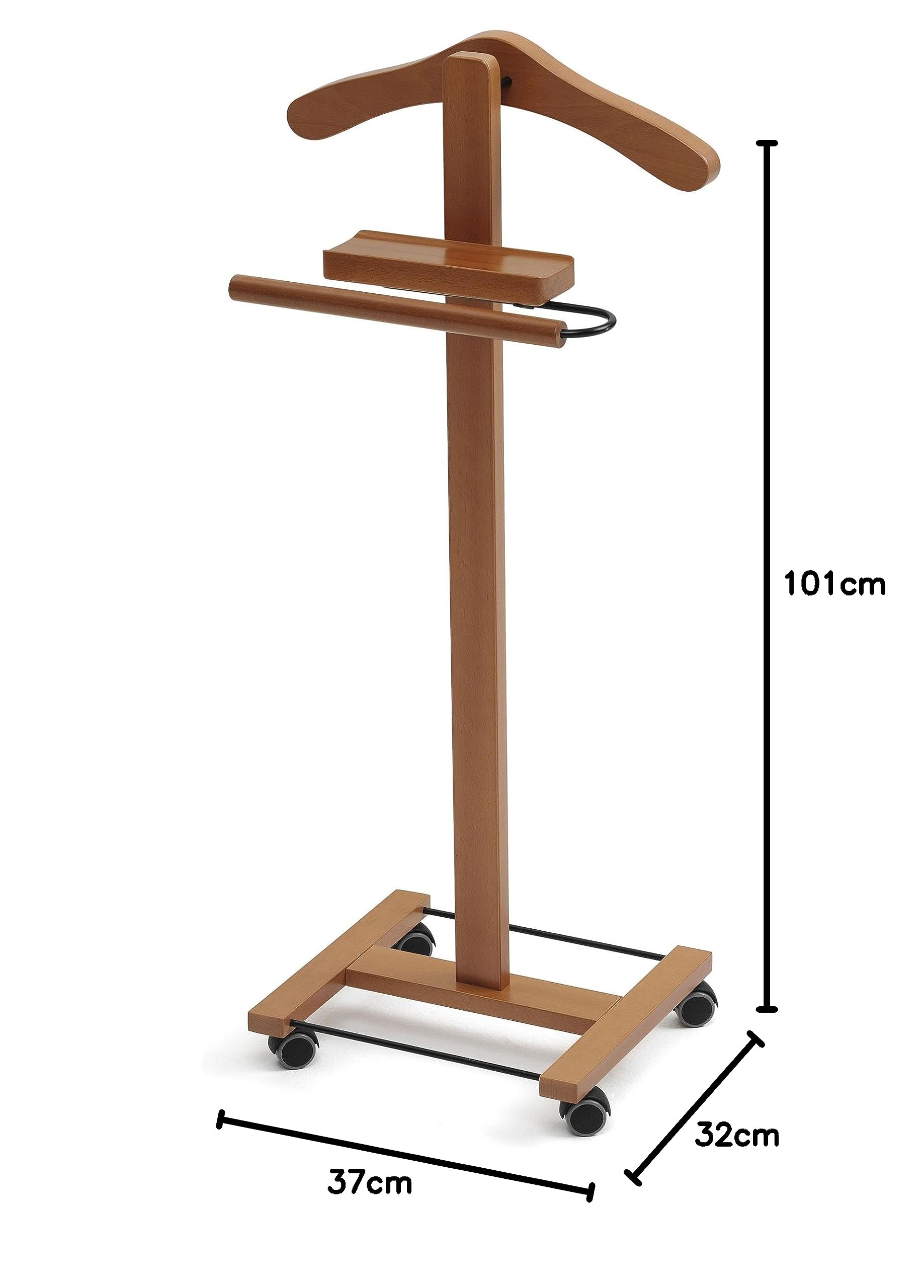 Arredamenti Italia Indossatore per camera da letto JUNIOR, Legno - Finitura Ciliegio