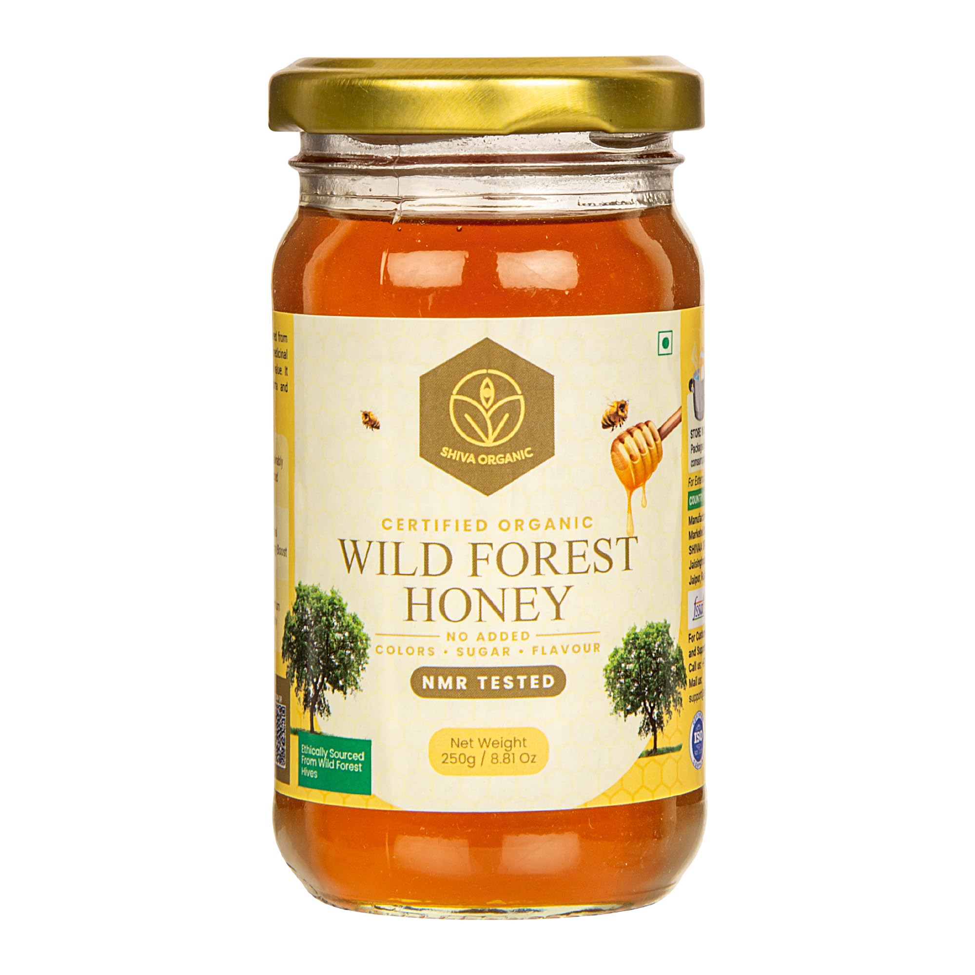 Raw Wild Forest Flower Honey 250g | 100% Pure NMR Tested | Raw and Unprocessed