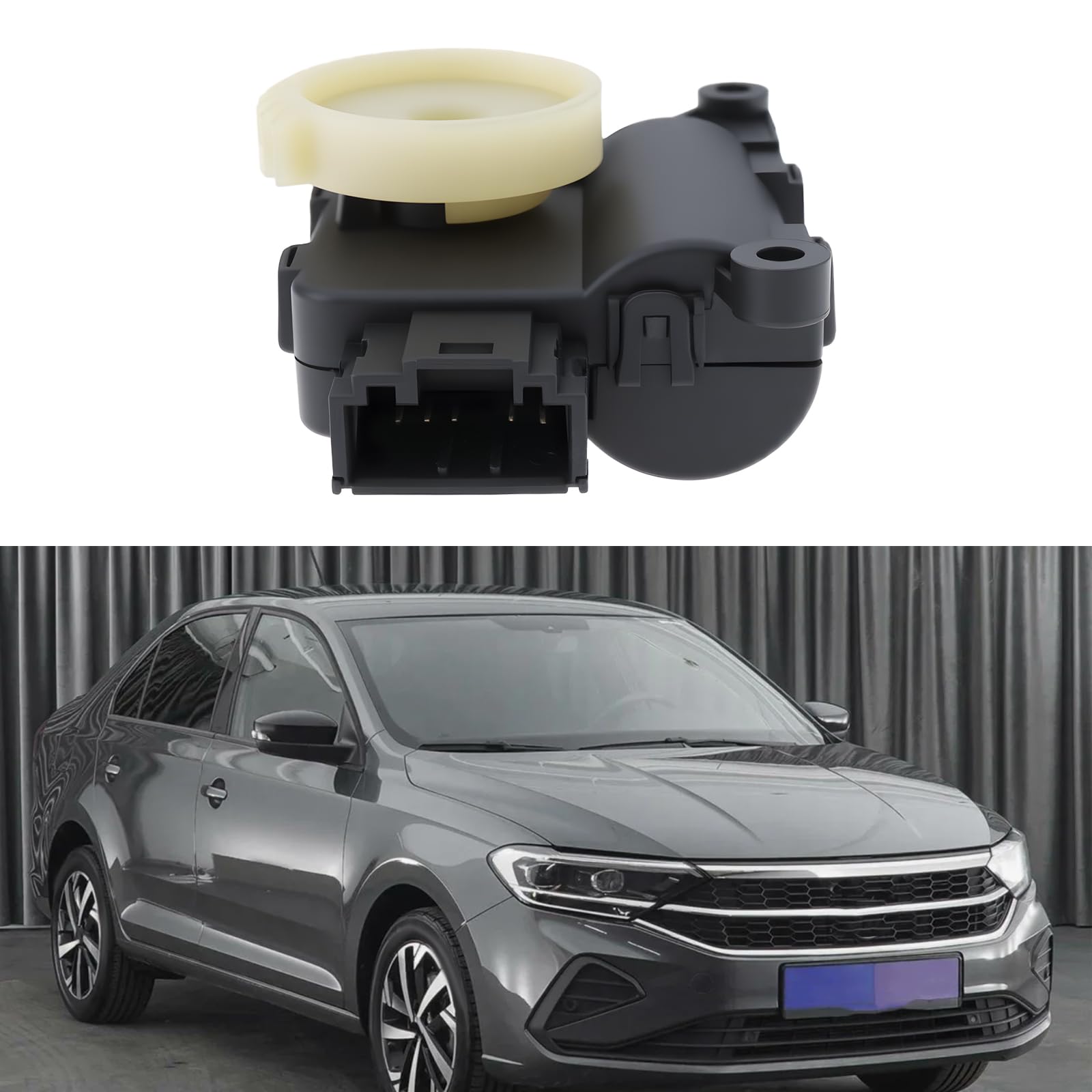 ECSiNG Attuatore Controllo Clima Auto 6R0907511 6Q0907511C Compatibile VW Polo 2002-2022