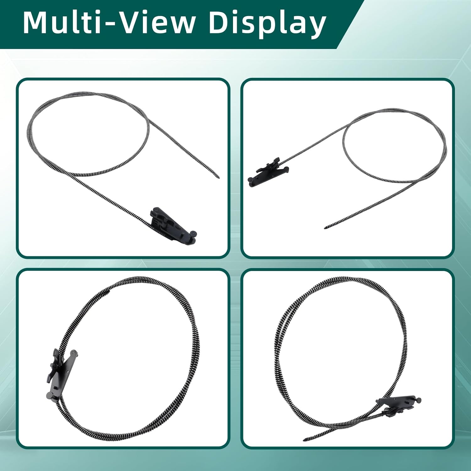AUTOKAY Crew Cab Sunroof Glass Cables for Ford F150 2015-2020 F250 F350 F450 2017-2019 FL3Z16502C22