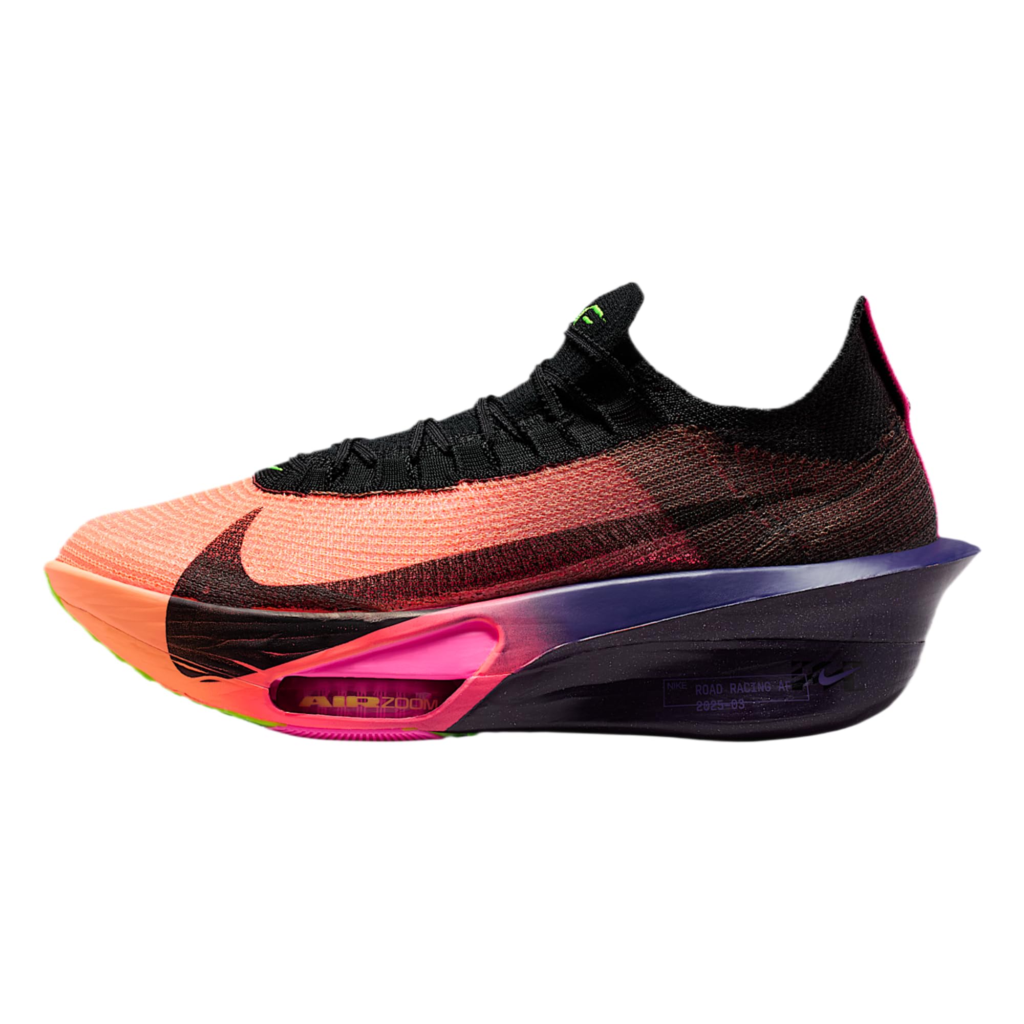 Alphafly 3 Glam Men's Road Racing Shoes (Orange Pulse/Purple Dynasty/Electric Green/Black)