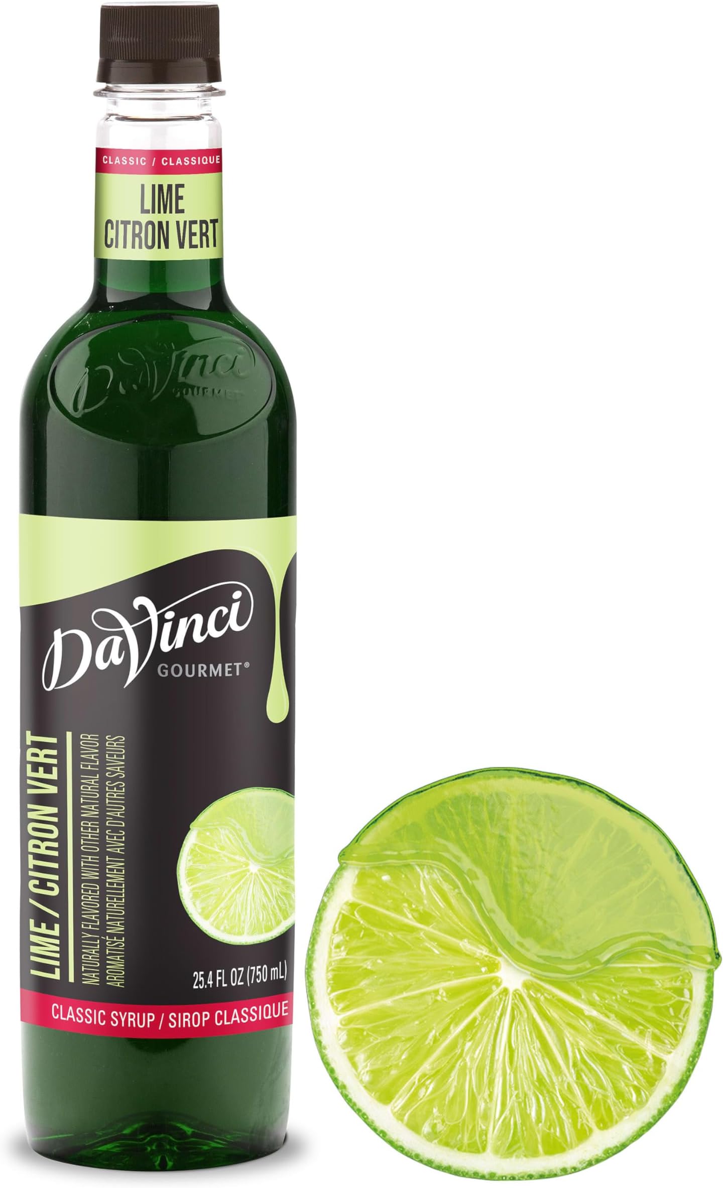 DaVinci Gourmet Classic Lime Syrup, 25.4 Fluid Ounces (Pack of 1)
