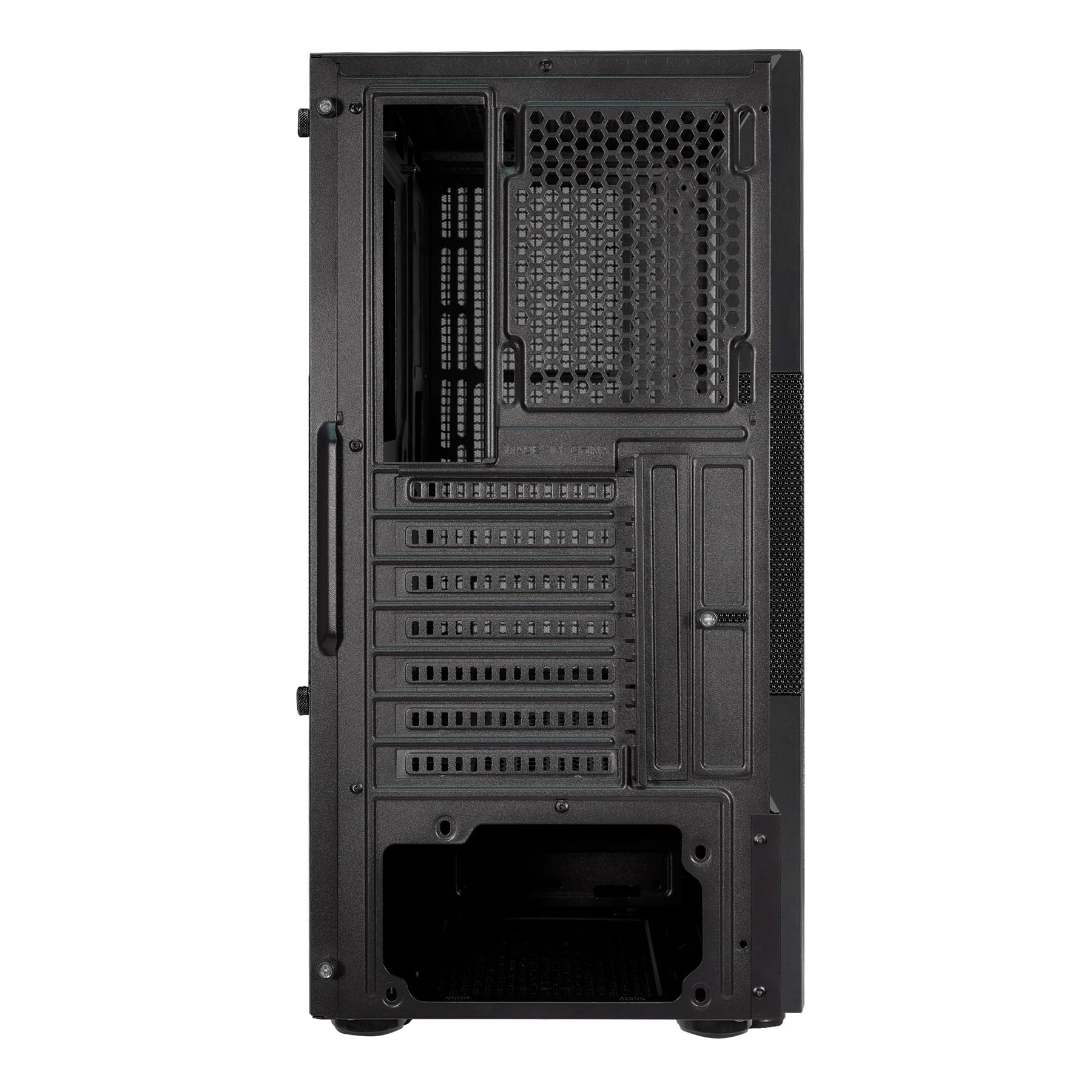 UNYKAch Caja ATX Aero C35,con Panel Lateral de Cristal Templado Tintado, con 2 Puertos USB 3.0, 1 USB 2.0, para Instalación de Tarjetas Gráficas de hasta 315 mm y Disipadores de CPU de hasta 160 mm