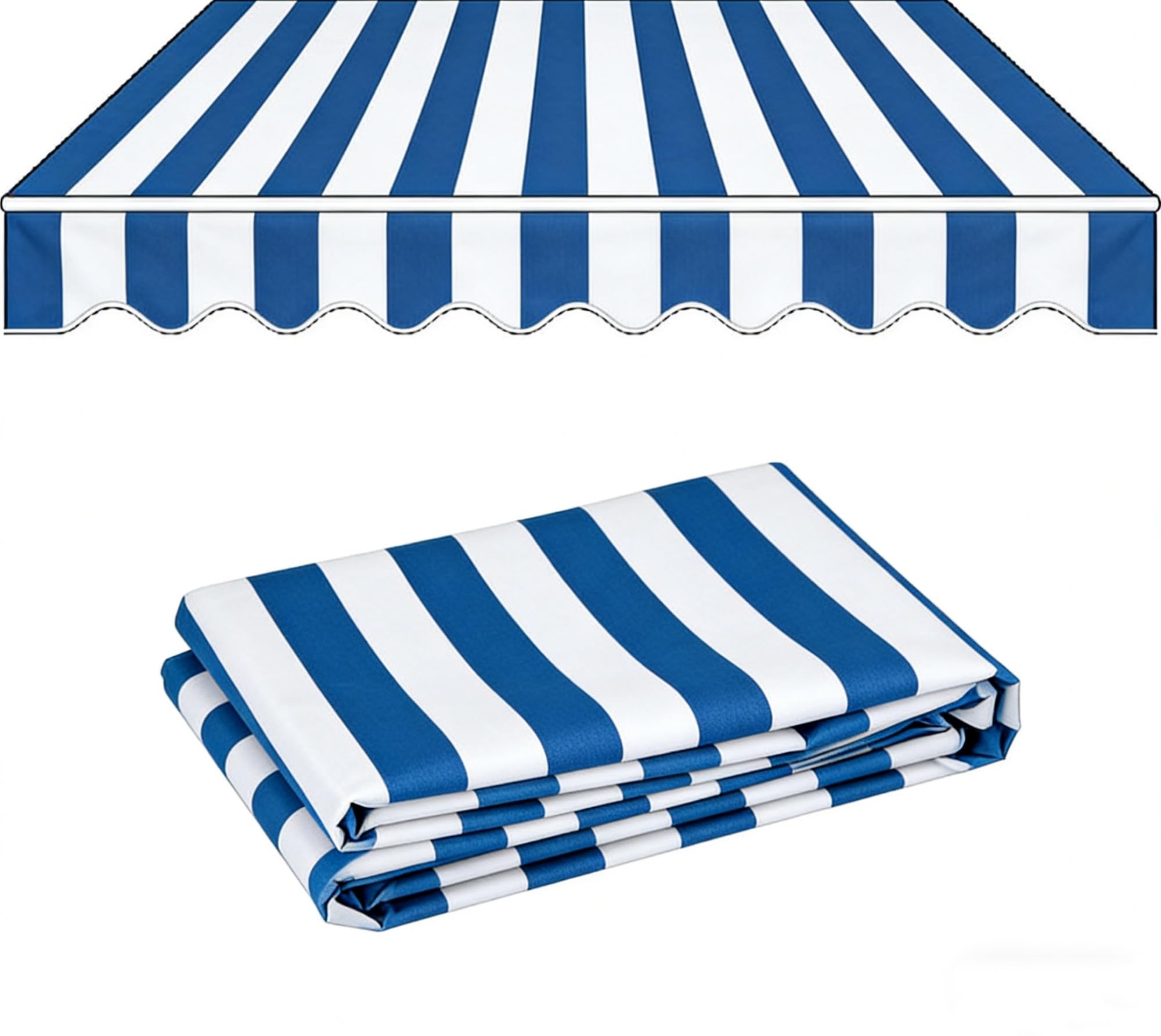 Toile de remplacement pour store banne rétractable : rafraîchissez votre terrasse de jardin