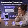 AI Desktop Robot Companion Powered, Smart Voice Chat Electronic Pet with Dynamic Emotions, Creative Intelligent Interactive Tech Gadget for Home & Office Desk, Cute Tech Gift(Pink)