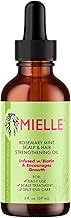 Mielle Rosemary Mint Scalp & Hair Strengthening Oil 60 ml - Hair Oil with Biotin, Rosemary and Mint for Scalp and Hair Growth | Laborawi Pack (1 x 60 ml)