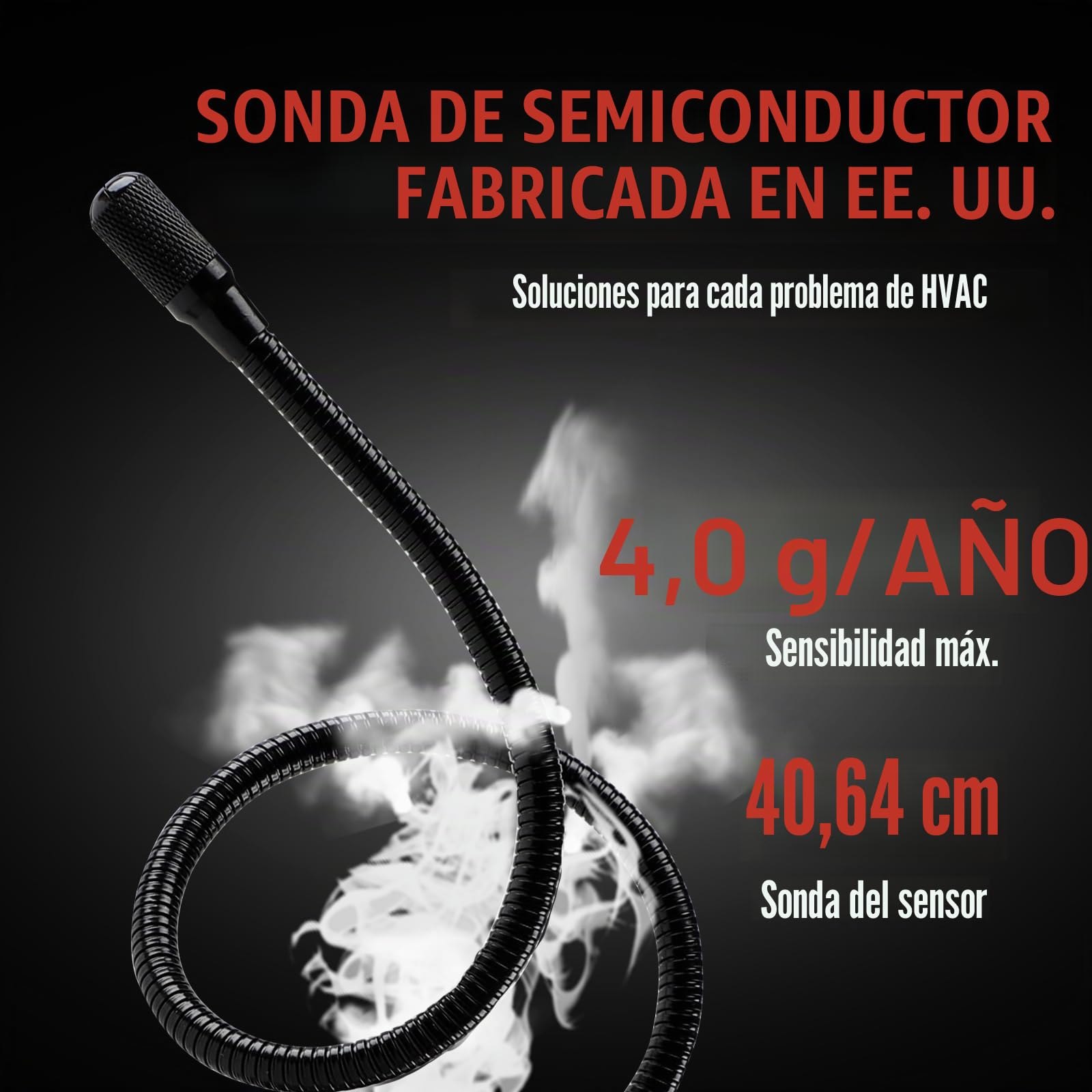 Detector de Fugas de refrigerante, ALD-200 Detector de Fugas de freón, Alimentado por batería, Detector de Fugas de Gas halógeno automotriz para R32 R454B R134A R410A R22 R1234YF R600a R290 CFC HCFC