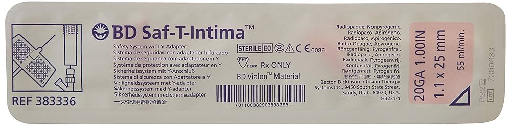 ゆーてぃん Amazon.com: BD Medical Systems 383336 Saf-T-Intima IV