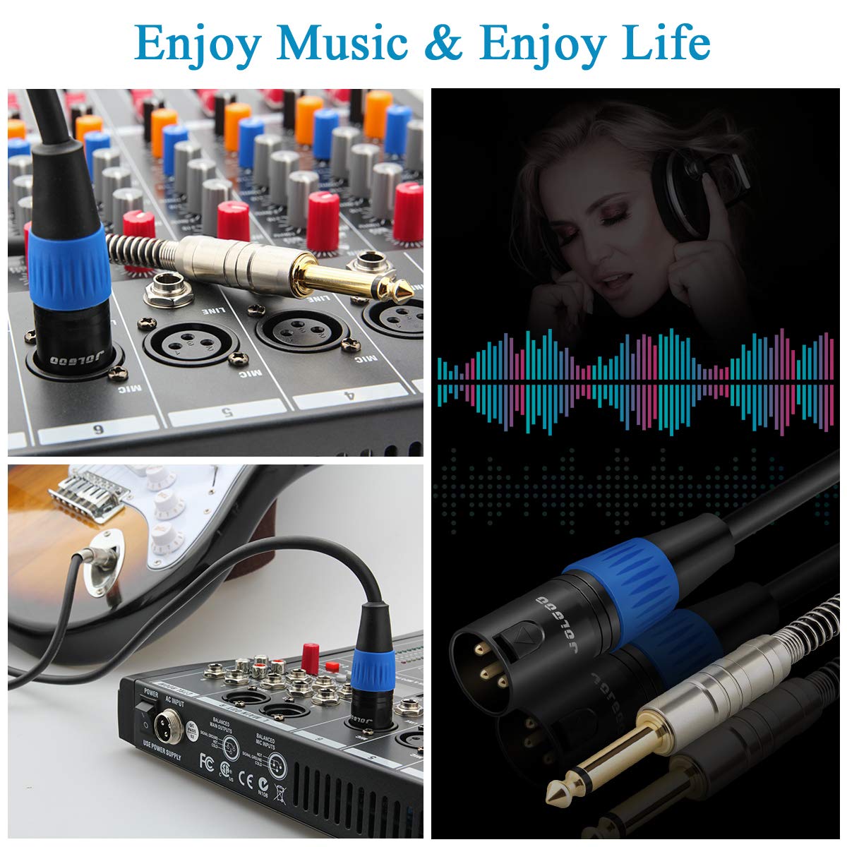 Gold Buchse XLR Auf TRS Jack Lead. Balanced Sommer Carbokab