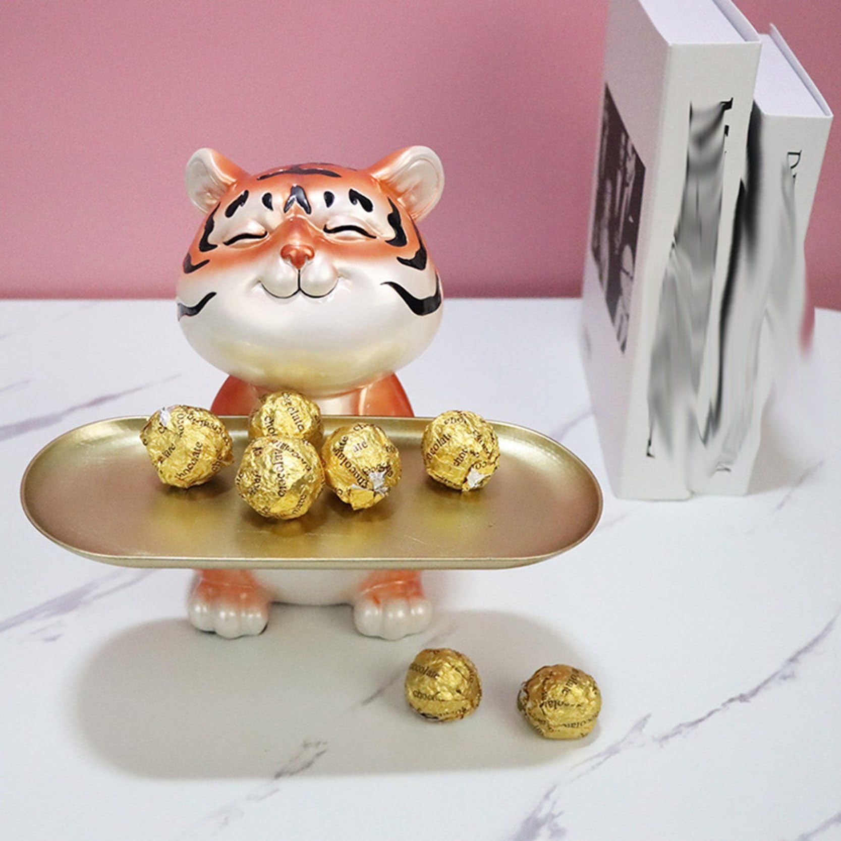 Amazon.co.jp: キー収納 収納ケース 鍵置き 干支 虎 かわいいトラの