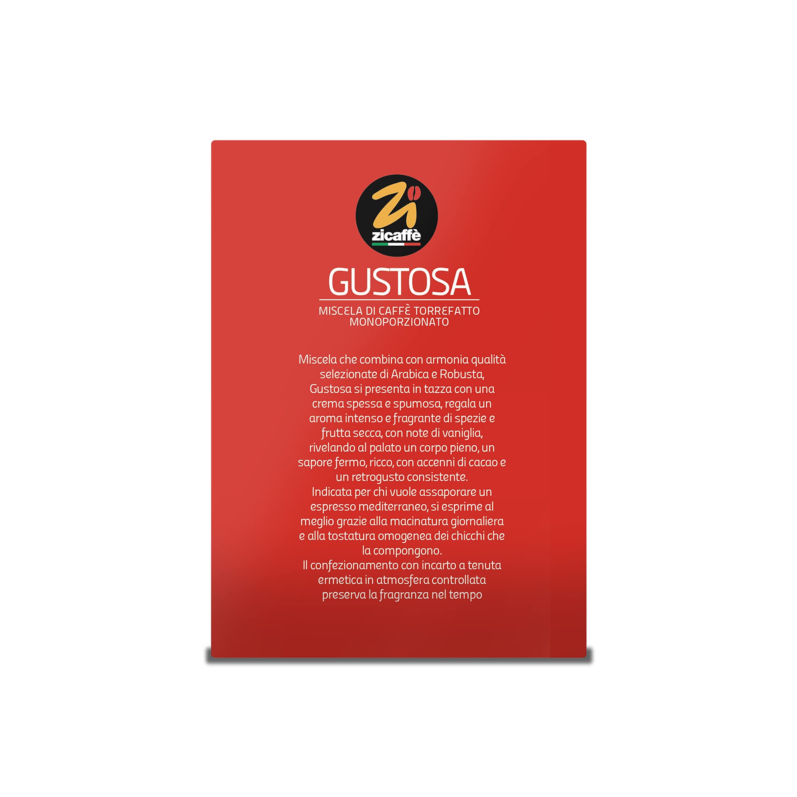 Zicaffè - Cialde Ese Da 44mm Gustosa - 200pz | Caffe Cialde Ese 44 | Cialde Caffe Caffè Cremoso e Dal Gusto Intenso Come Quello Del Bar | Made In Italy