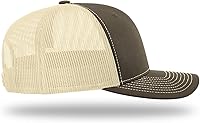 Vista 3 de Richardson 112 Gorra Trucker - Gorra de Béisbol Premium en Blanco, Gorra Ajustable Snapback - Gorras Richardson en Blanco Estructuradas de Seis