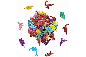 160 Pieces Glitter Dinosaur Foam Stickers