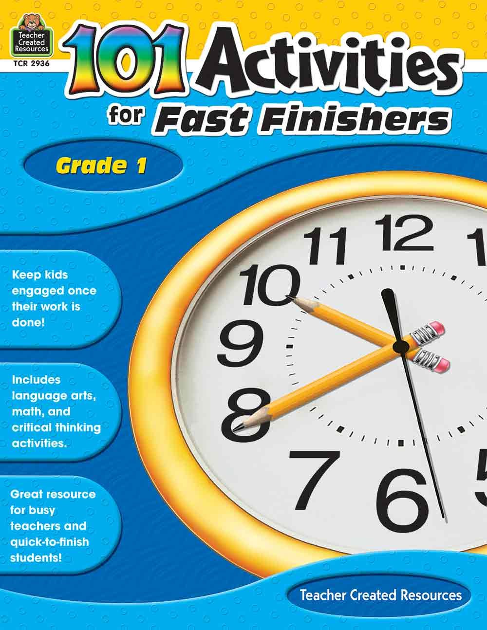 101 Activities For Fast Finishers Grd 1: Grade 1