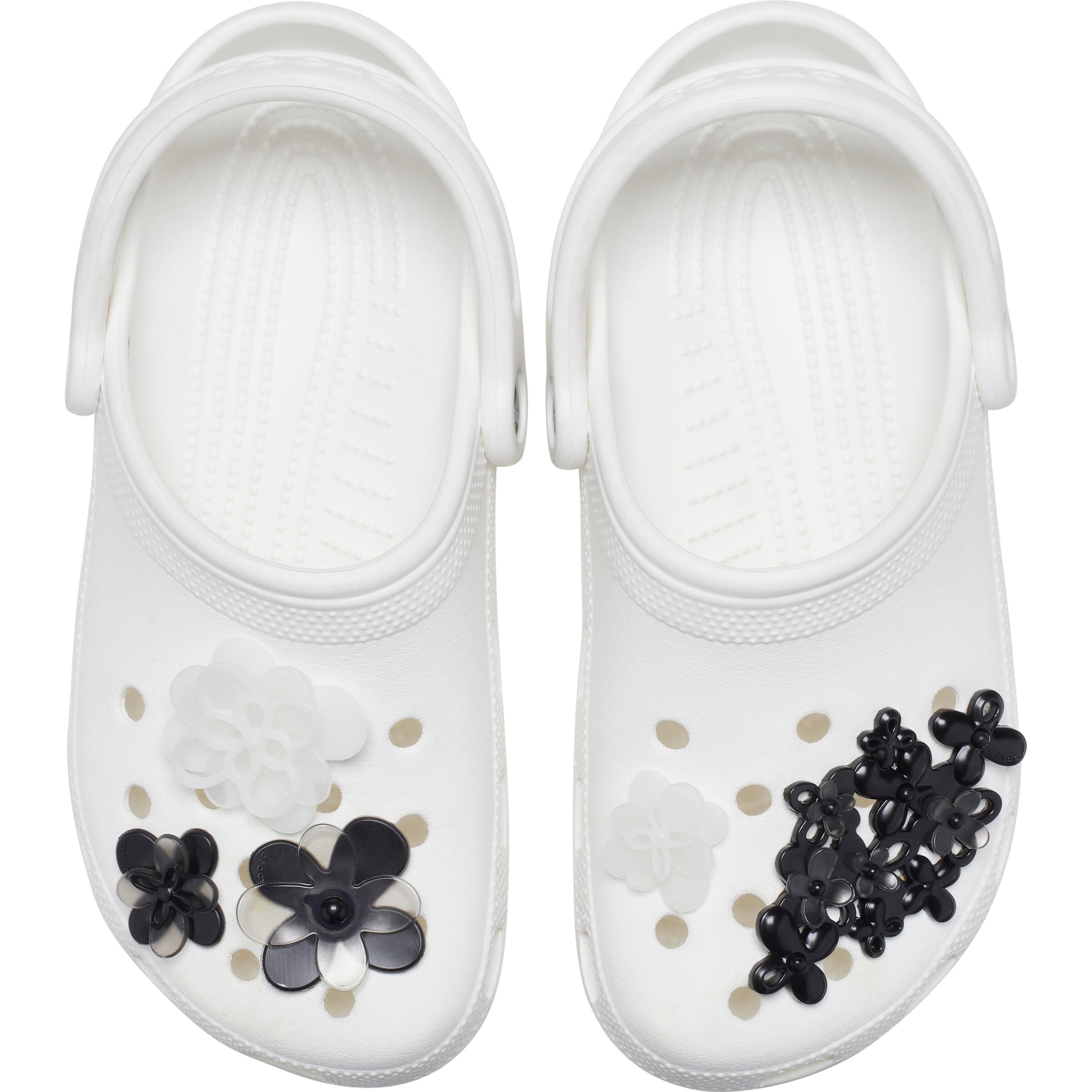 Crocs Unisex Blooming BW 5-pak zawieszek do butów, wielokolorowe, jeden rozmiar, wielobarwny, Rozmiar Uniwersalny