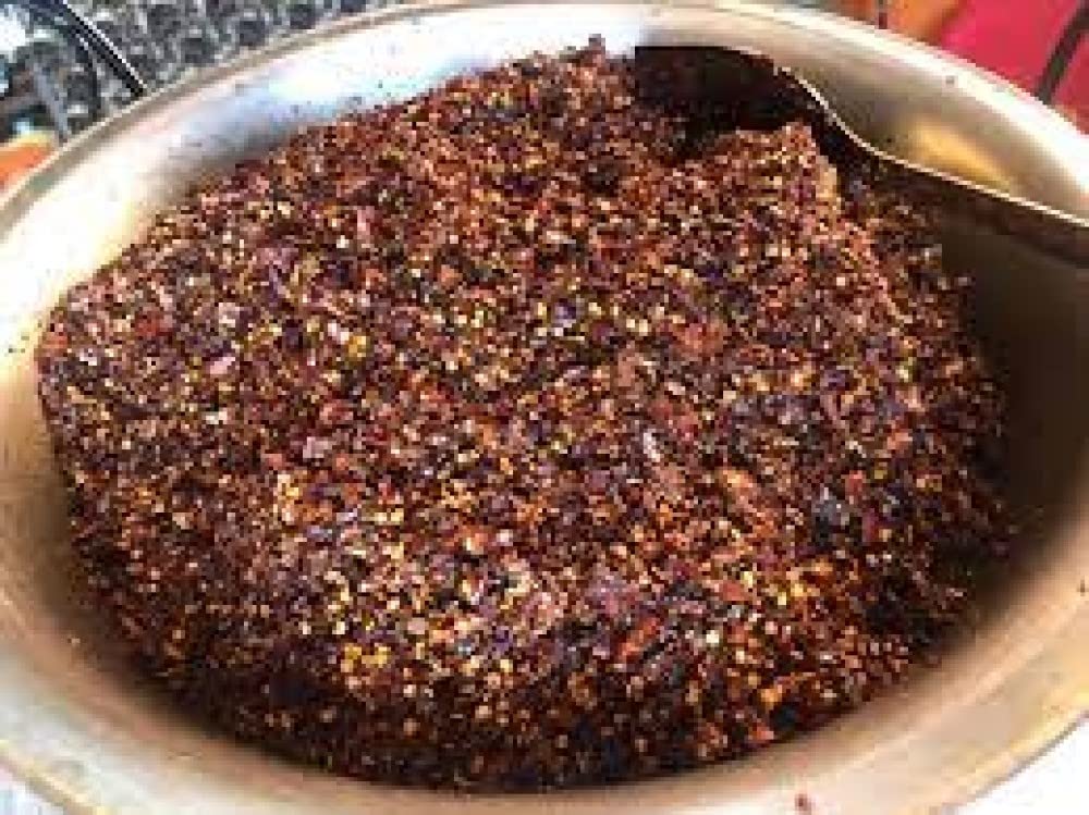 Authentic Nepali Timur Ko Chhop (Szechuan Pepper Pickle) Spices & Red Chilly Powder That Gives Natural, Typical Nepali Flavor (Sour Spicy Timur Ko Achar Pickles - 200G