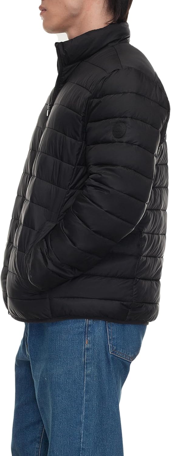 Rokka&Rolla Men's Lightweight Packable Puffer Jacket Winter Coat - Image 3
