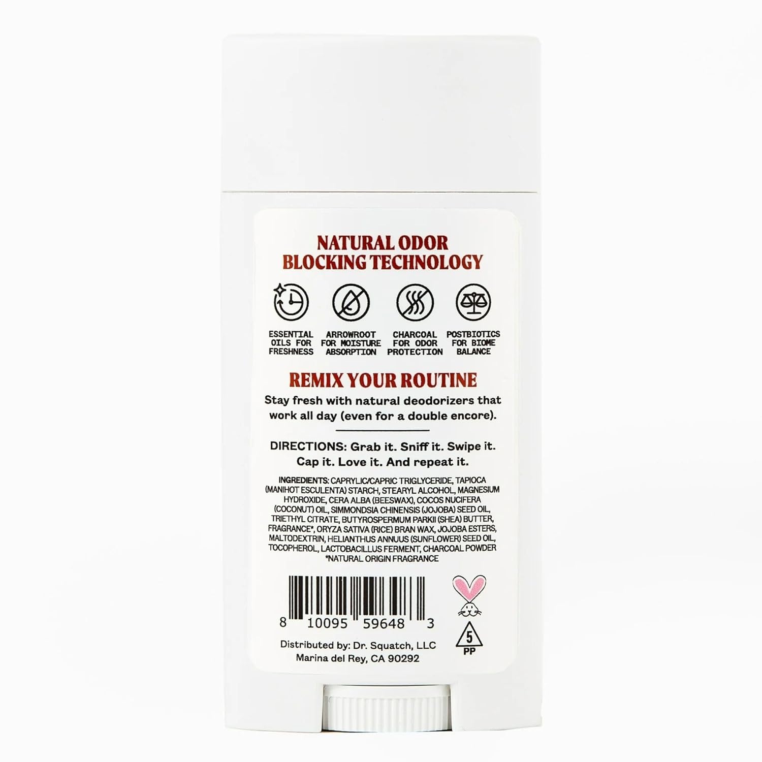 JUKEBOX Natural Deodorant for Women–Mango No. 5 Scent-Aluminum-Free, No Baking Soda, No Harsh Chemicals, Odor Blocking Technology, Mango,White Apricot,Peach-a Dr. Squatch Brand-2.65oz - Image 2