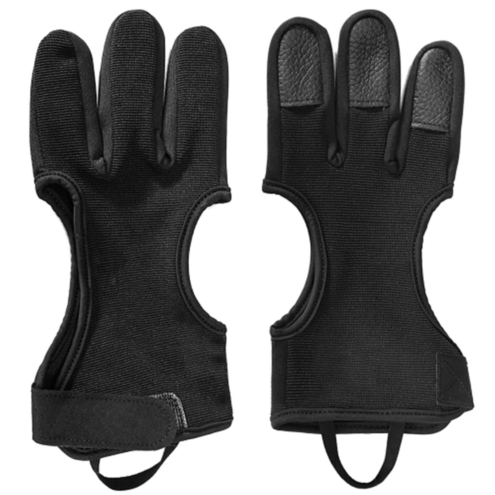 LYVQZPWLRGuanti di tiro con L'Arco e Le Dita, Guanto da Braccio for tiro con L'Arco, Guanti da tiro con L'Arco, Caccia, tiro con L'Arco, equipaggiamento Protettivo in Pelle, Accessori
