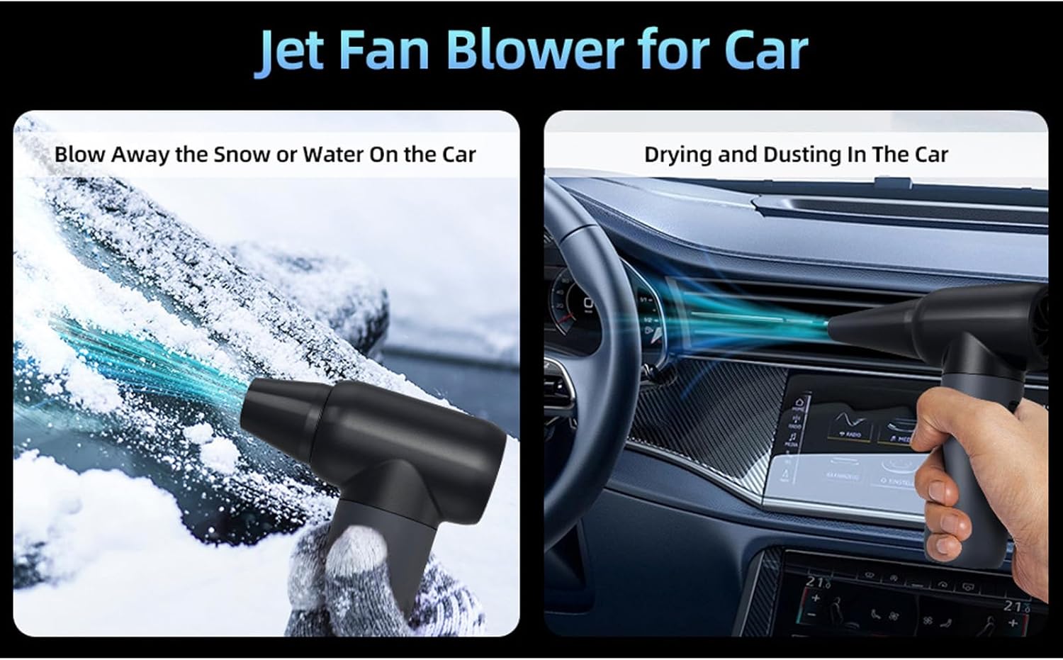 Jet Air Blower Powerful 180000rpm Duster for Car Computer Cleaning Compressed Air Duster