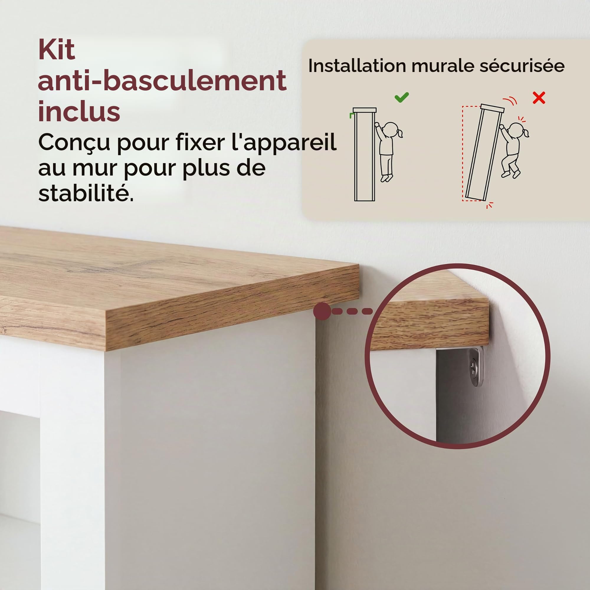 Vida Designs Arlington Bibliothèque Moderne avec étagères de Rangement en MDF Blanc (4 Niveaux)