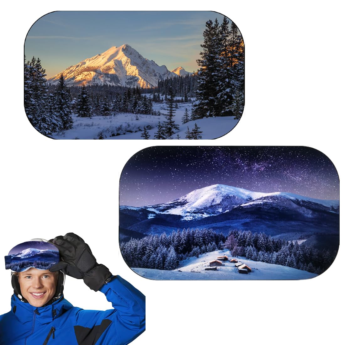 Housse de Lunettes de Ski/Snowboard Anti-Rayures en Microfibre, Protection des Lentilles
