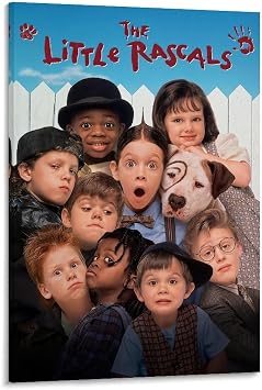 The Little Rascals 1994 Movie Poster Canvas Art Posters for Room Aesthetic And Wall Art Picture Living Room Decor Poster 16x24inch40x60cm Frame-style