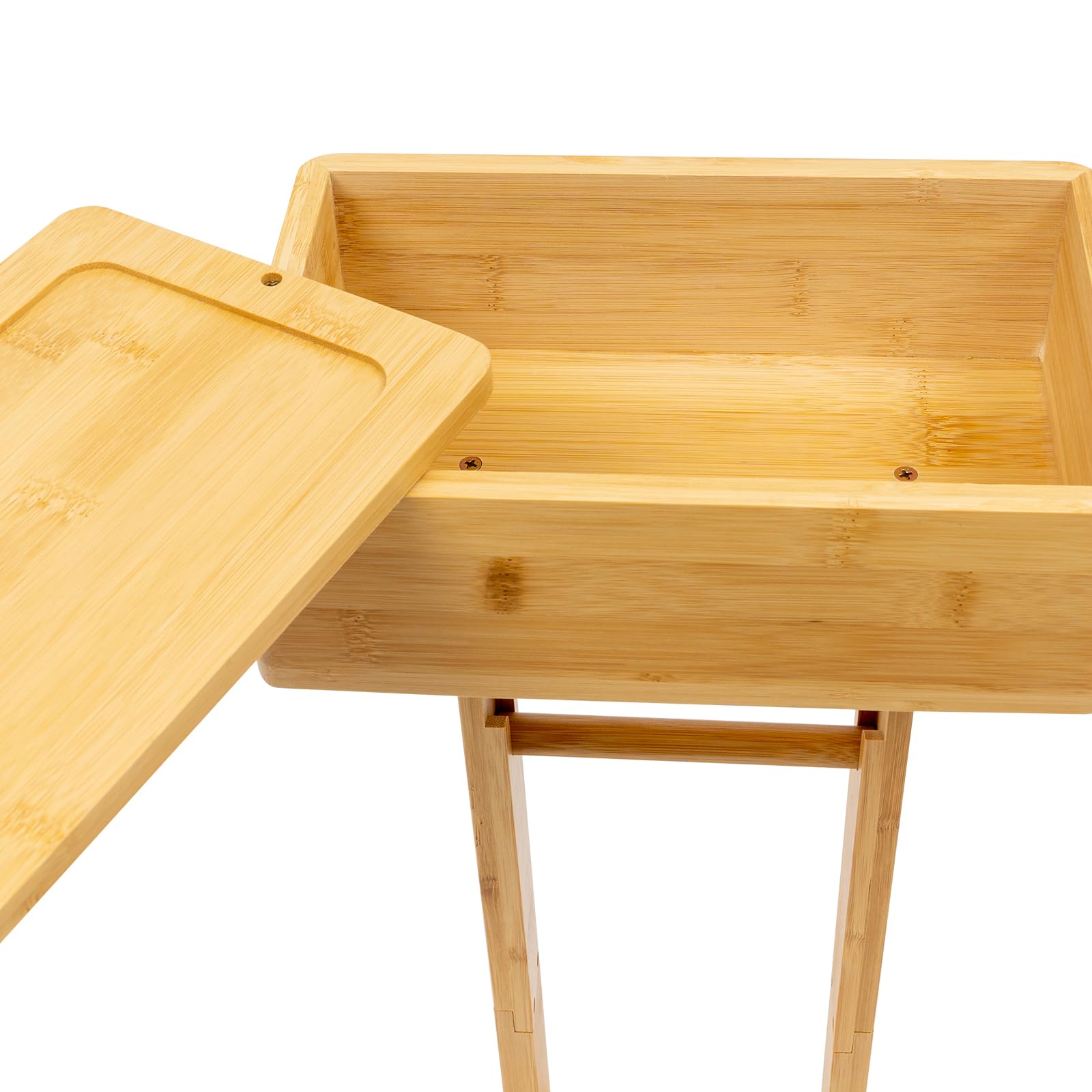Portarrollos de papel higiénico de bambú con caja de almacenamiento, altura aprox. 65 cm, color natural, ahorra espacio para baño y WC, incluye estante y compartimento para rollos de repuesto con tapa