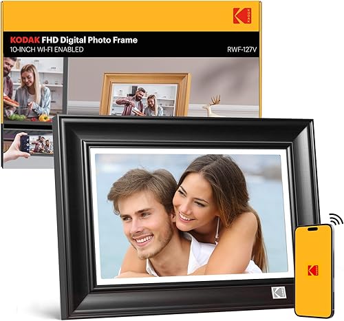 Miniatura 8 de KODAK Marco de fotos digital WiFi, 1920 x 1200 HD, marco de fotos digital con pantalla táctil, marco de fotos digital inteligente de 10.1 pulgadas