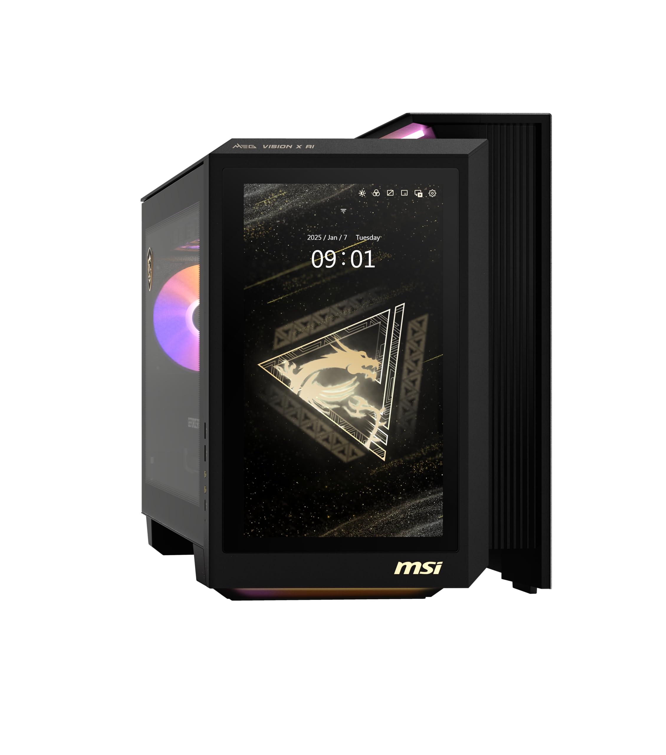 Amazon.co.jp: MSI ゲーミングデスクトップPC MEG Vision X AI 2NVV7