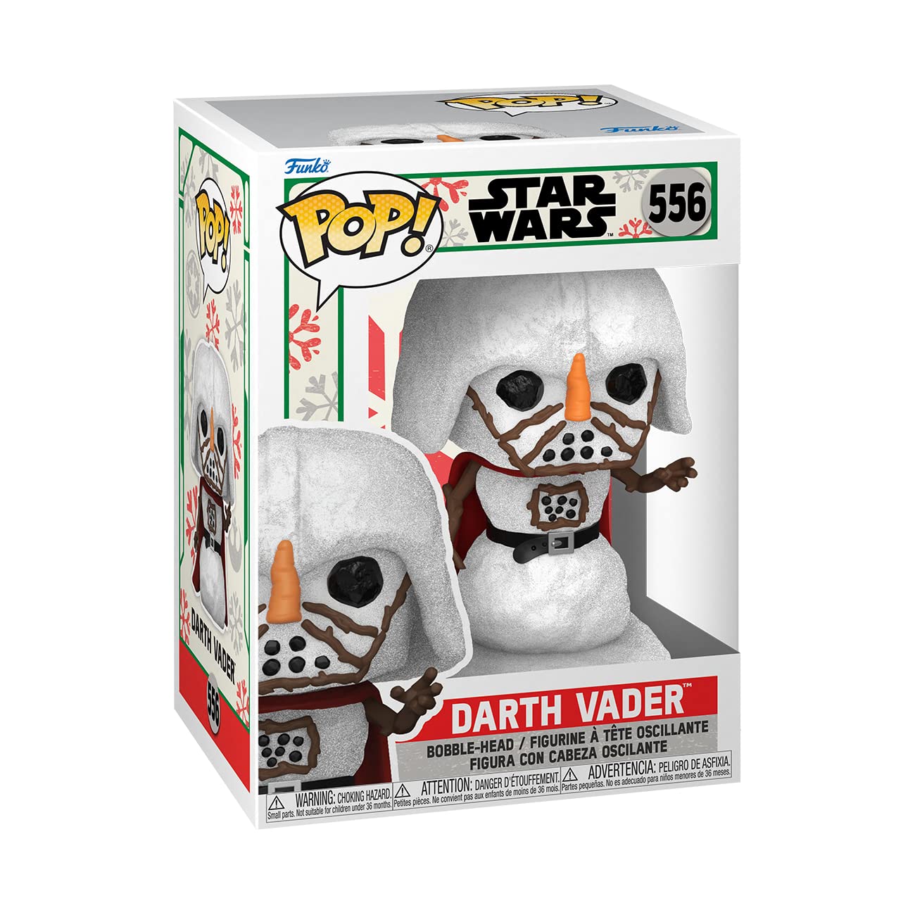 Amazon.com: Funko Pop! Star Wars Holiday: Darth Vader Snowman