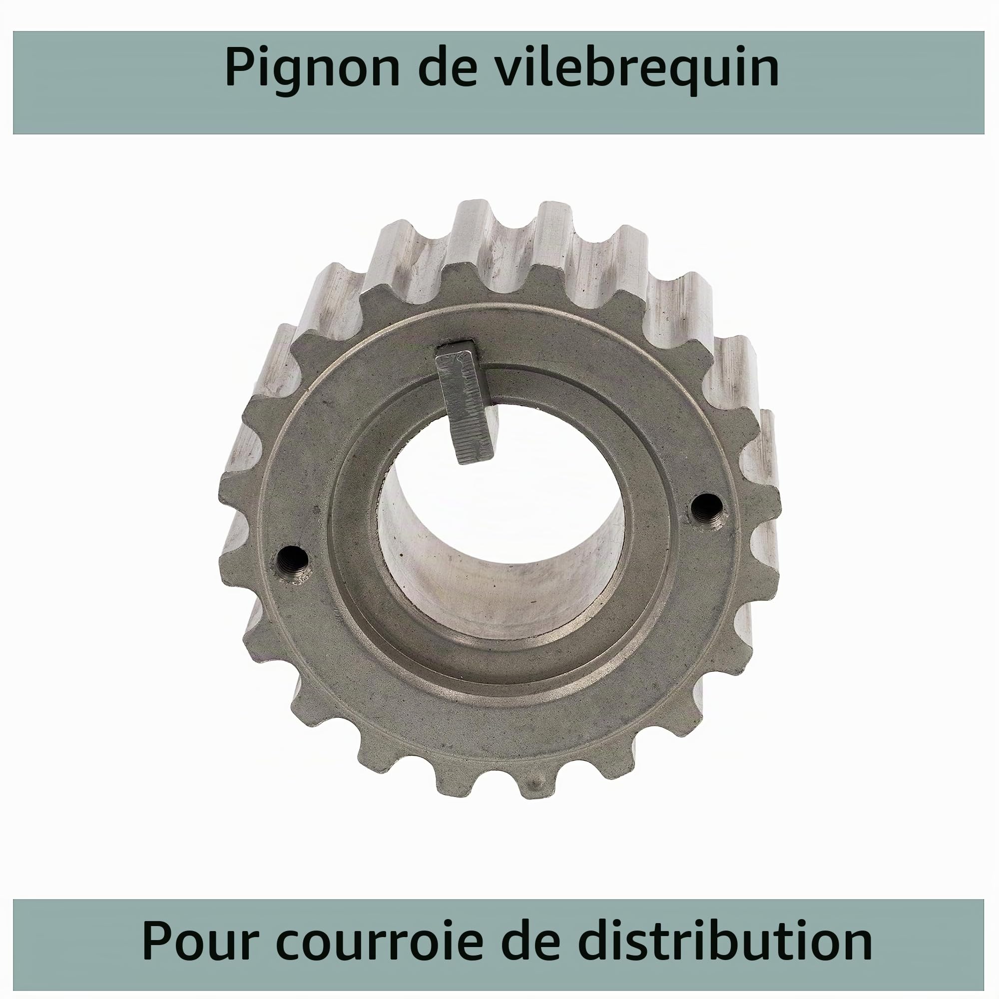 AERZETIX - C43388 - Pignon de vilebrequin - compatible avec numéros ОЕ 8200029646, 8200313627, 8200371496