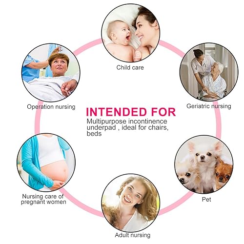 Miniatura 3 de Pañales desechables grandes para bebé, paquete de 30 almohadillas de cama para incontinencia, a prueba de fugas, transpirable, impermeable,