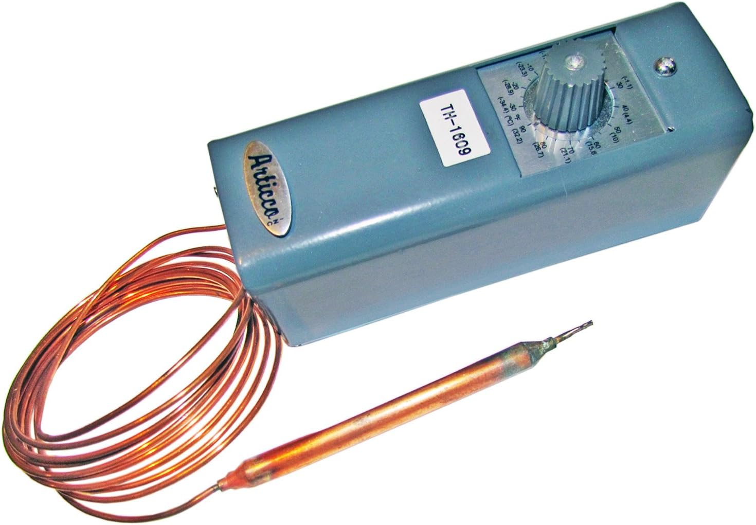 W1609-101 Remote Bulb Refrigeration Thermostat Temperature Control from -30 Degrees F To 90 Degrees F