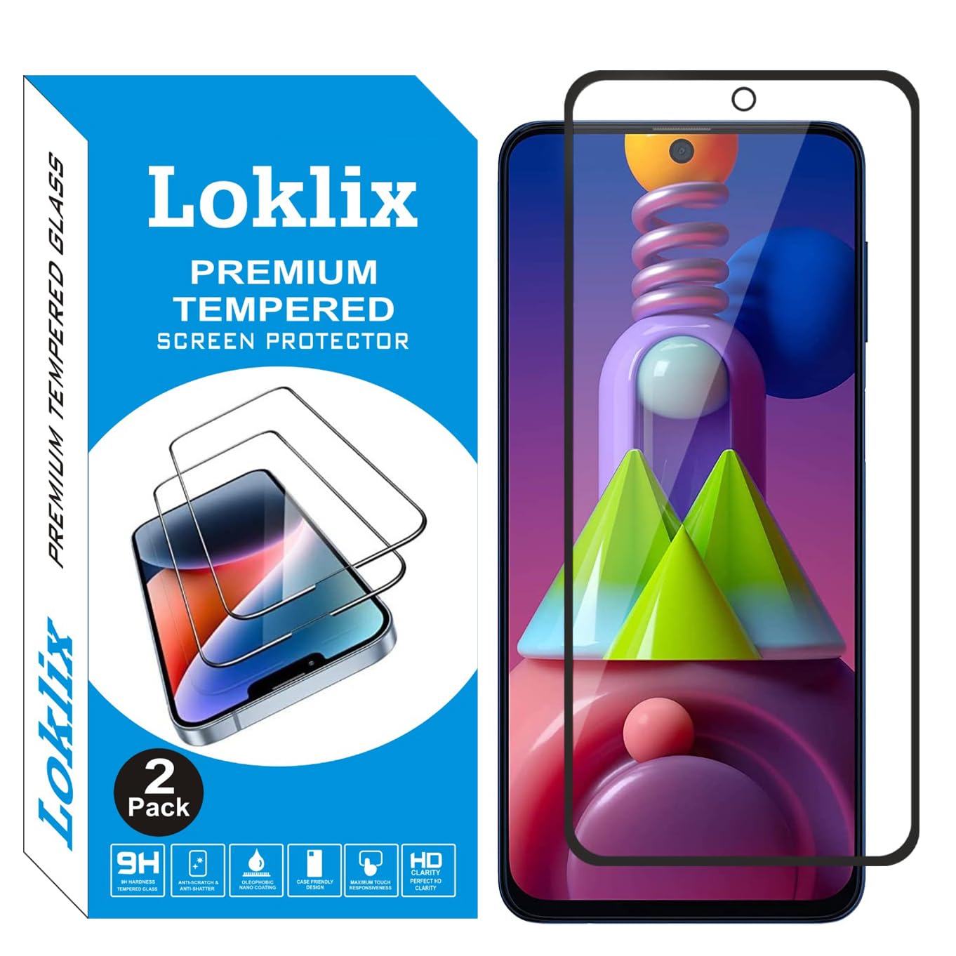 Premium Tempered Glass Screen Protector for Samsung Galaxy M51 / M62 / F62 / A71 / Note 10 Lite / S10 Lite Screen Guard – HD Clarity, 9H Hardness, Easy Installation (B0D5JR814M) Amazon Price History, Amazon Price Tracker