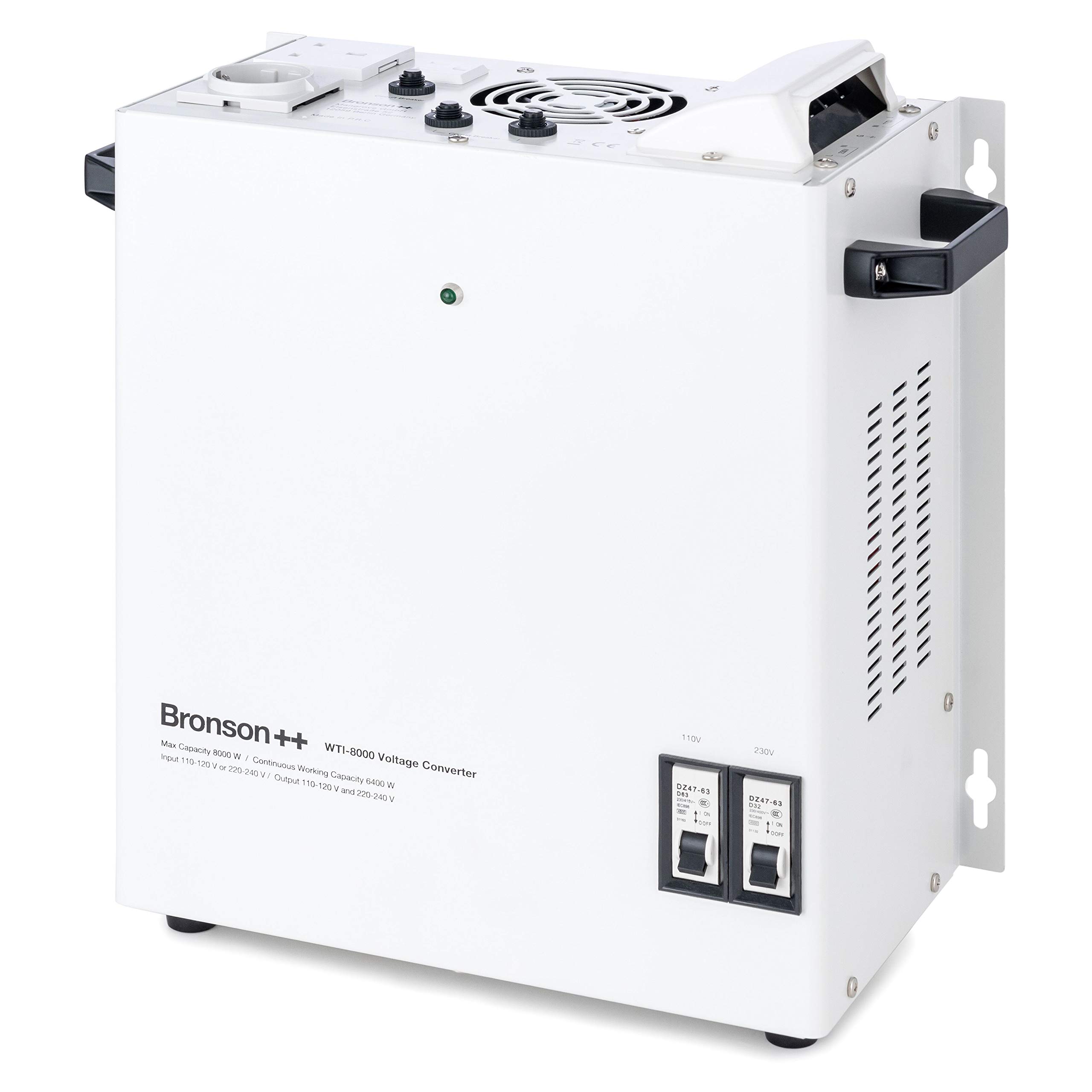 Bronson WTI 8000 Przetwornica Napięcia 110V/230V Montaż Ścienny USA 8000W